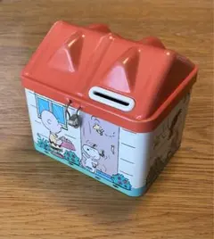 スヌーピー candy cabinet ブリキ貯金箱　送料込みのサムネイル