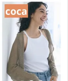 匿名配送★cocaカーディガン　夏服　羽織もの　カジュアル冷房のサムネイル