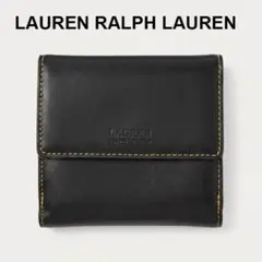 【新品タグ付】ラルフローレン 二つ折り財布 バイカラー ブラック イエローのサムネイル