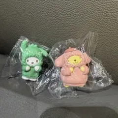 サンリオ　むぎゅぎゅ！パーカーフィギュア　ポチャッコ ポムポムプリン