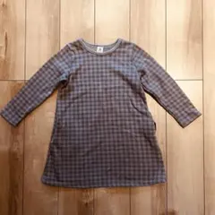 dev!rock グレー系チェック ワンピース 120