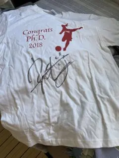 なでしこジャパン　安藤梢　直筆サイン入りＴシャツ