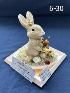 うさぎと紫陽花 置物 セメント製 モルタル インテリア雑貨 ガーデン
