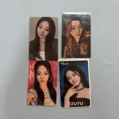 TWICE TZUYU トレカ 4枚セット