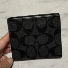 【美品】COACH MEN'S 二つ折り財布
