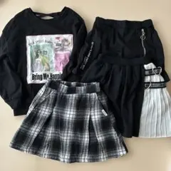 美品女の子140スカートセット