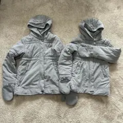 コート　ジャケット　グレー　姉妹お揃い