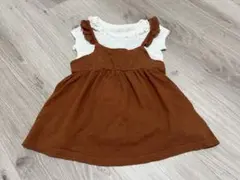 バースデイ　西松屋　ワンピース　ジャンパースカート　サイズ80