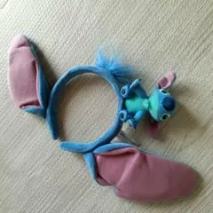 スティッチ 耳付きカチューシャ ぬいぐるみ付き 完売品