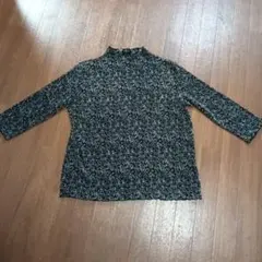 ＊新品STAGE　花柄 五分袖ニット