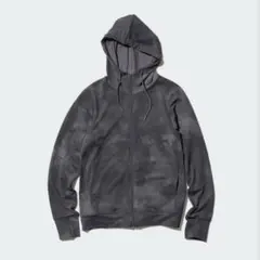 【新品】ユニクロ　エアリズムUVカットメッシュフルジッププリントパーカ　Lサイズ