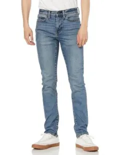 メンズ スリムフィット ストレッチジーンズ ウエスト36cm/レングス28cm