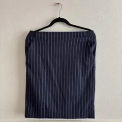 ネイビー ストライプ タイトスカート　紺色　UNIQLO 最終値下げ