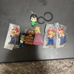 マリオ・キャラクターカプセルトイ5個＋おまけ