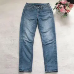 アズールバイマウジー デニムパンツ レディース ボトム ジーンズ カジュアル 青