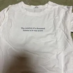 CINEMA CLUB ロゴTシャツ ホワイト 半袖