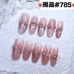 G.162XS現品新年ネイルチップ姬ギャルマグネット量産型ニュアンスy2k