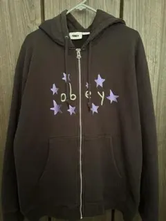 【最終値下】OBEY ジップパーカー XL