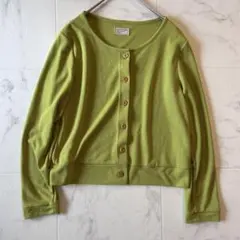 《KADORINA FEMME 》グリーン 長袖カーディガン