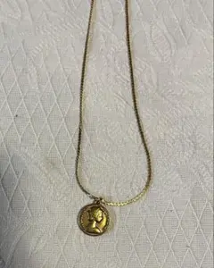 ニコアンド ステンレスコインネックレス