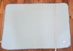 ブランケット 水色 犬柄 かわいい