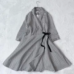 美品】Limi feu リミフゥ ノーカラー シャツワンピース ヨウジヤマモト