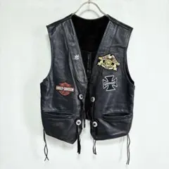 2025年最新】ハーレーレザーベストの人気アイテム - メルカリ