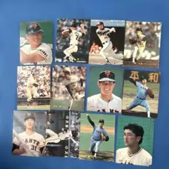 カルビープロ野球カード 阪神タイガース 1970年代 田淵幸一 6枚セット