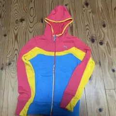 カラフルフード付きジャージ