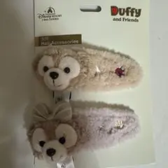 【上海ディズニー限定】ヘアピン　ダッフィー&シェリーメイ