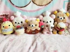 リラックマ 【公式】あつめてぬいぐるみ【2007年カフェシリーズ】コンプSet リラックマ 【公式】あつめてぬいぐるみ【2007年カフェシリーズ