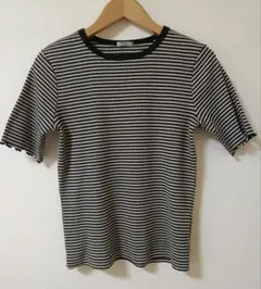 mysa closet ボーダー柄 五分袖カットソー　Mサイズ