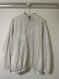 NIKE ナイロンジャケット XXL ベージュ/ホワイト