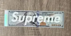 supreme ステッカー ドル札