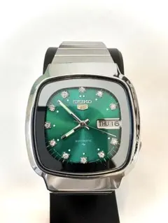 2026年最新】SEIKO 5 文字盤カラー：グリーン メンズ 自動巻き時計の