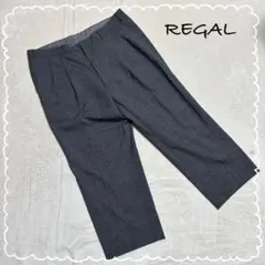 【REGAL/リーガル】 スラックス ダークグレー センタープレス 大きいサイズのサムネイル