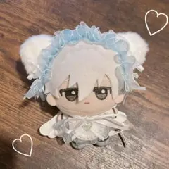 ちびぐるみ　ヘッドドレス　スタイ　天使の羽　セット