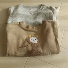 アルパカ トレーナー 90 無印良品グレートレーナー80