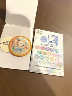 ダッフィー&フレンズ 20周年 カラフルハピネス ワッペン