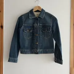 無印良品 ダークブルー デニムジャケット S
