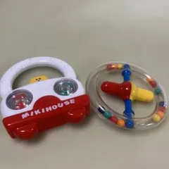 MIKI HOUSE ベビーラトル 2点セット 知育玩具　赤ちゃん　おもちゃのサムネイル