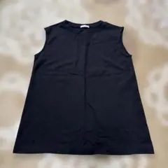 GU ノースリーブ カットソー ブラック Sサイズ