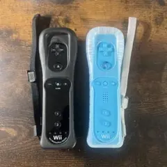 Wii リモコン モーションプラス内蔵　純正 RVL-036 ブラック ブルー