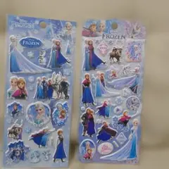 Disney Frozen アナと雪の女王　シール 2枚セット