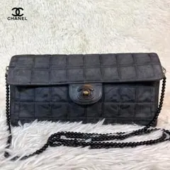 美品✨シャネル　ショルダーバッグ　ニュートラベルライン　チョコバー　ココマーク