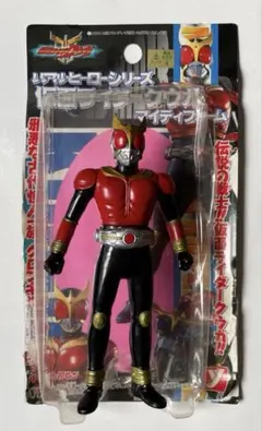 仮面ライダークウガ　ソフビフィギュア　パッケージ付き