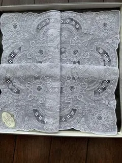 新品未使用　スワトウ汕頭刺繍ハンカチ