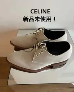 【新品未使用】CELINE 定価約11万　キャンバス　レースアップ 靴36のサムネイル