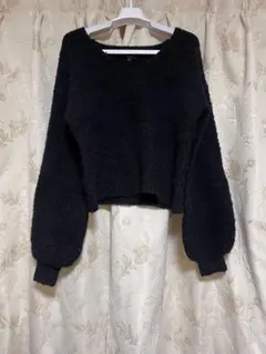 まゆ様専用☆新品☆rienda ブラック Vネック セーター