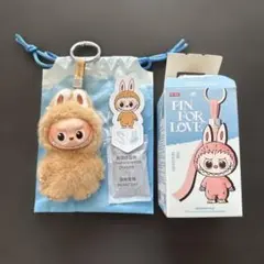 【S】POP MART PIN FOR LOVE ラブブ　イニシャル